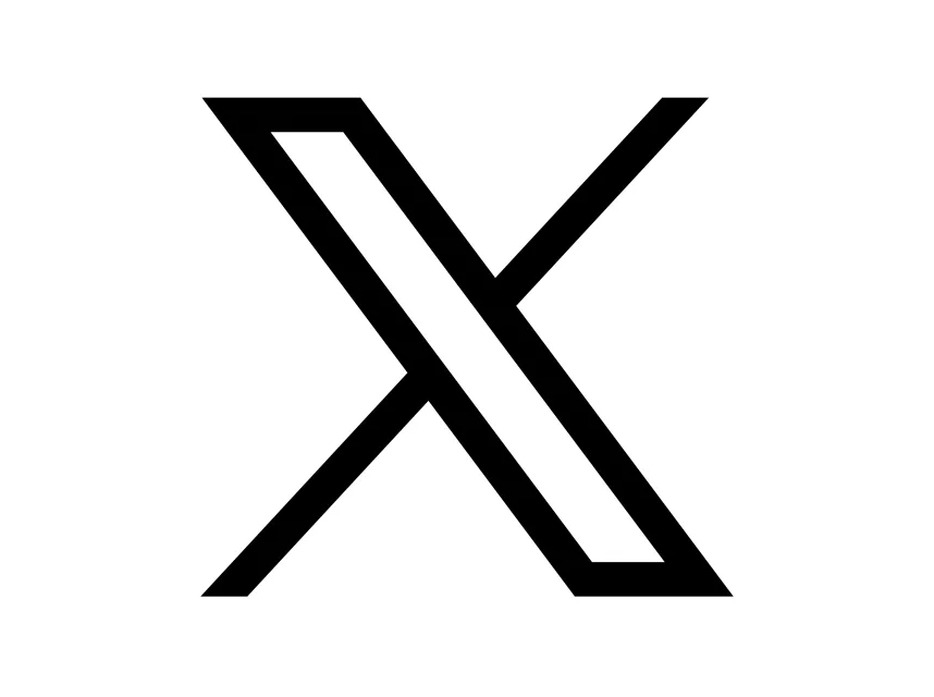Logo de la plateforme en ligne, X, anciennement Twitter.